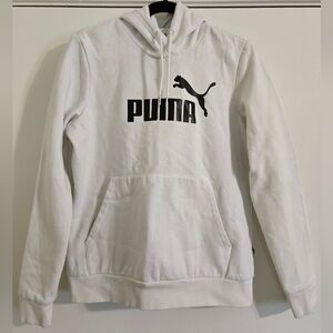 PUMA Kids White Hoodie